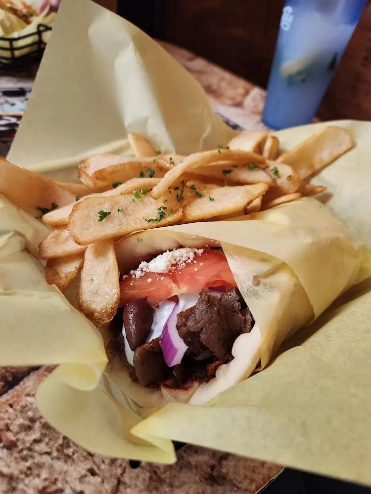 Lamb Shawarma with Garlic Fries